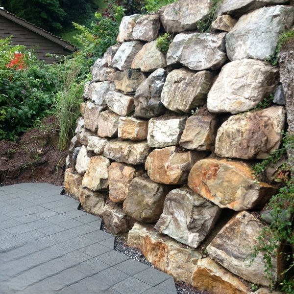 Steinmauer Bild 6