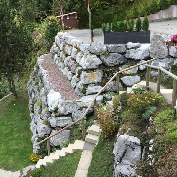 Steinmauer Bild 7